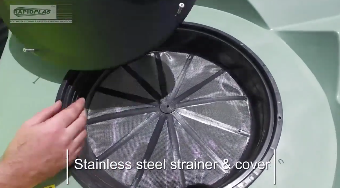 stainless steel strainer cover